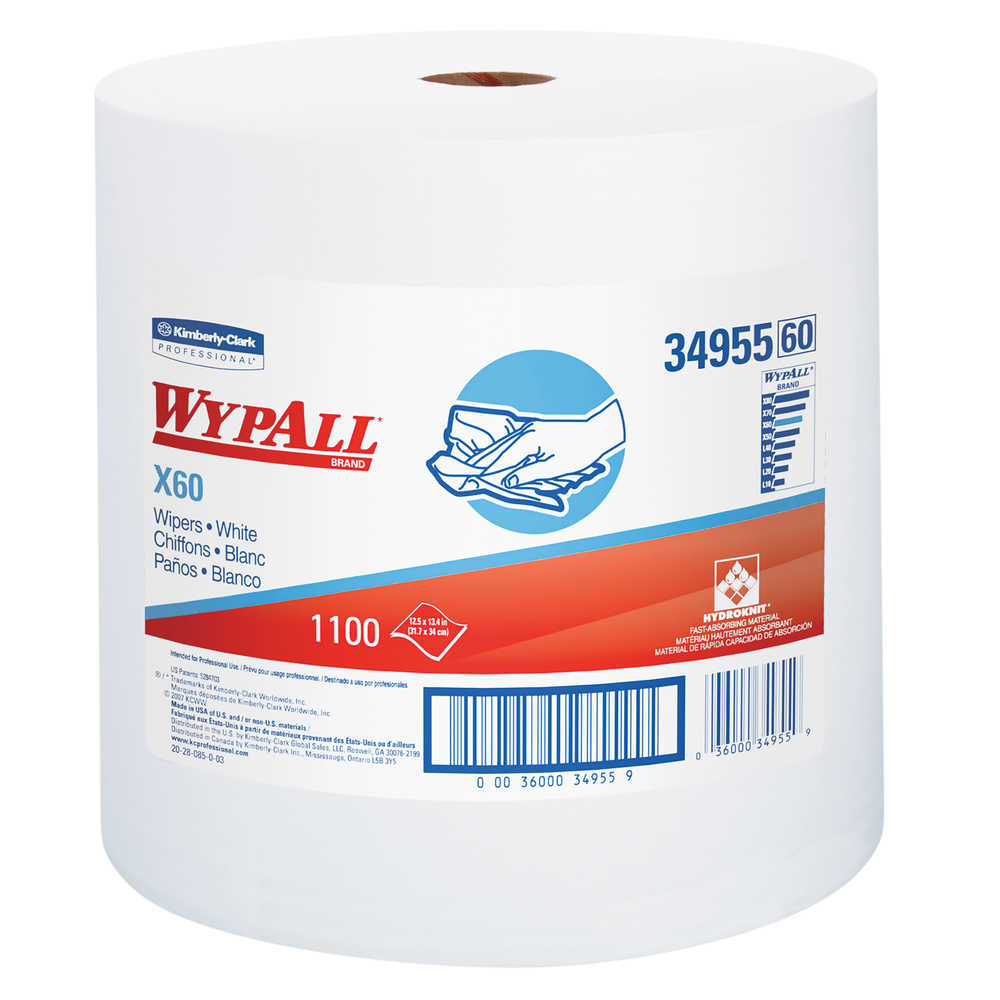 WypAll® X60 Cloths - Disposable Wipers